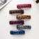 Hair hairpin "Silva" Leo Print Color, 9 cm, mix