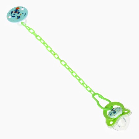 Dummy orthodontist., With a cap and a holder, from 0 months, the color is green / blue-20
