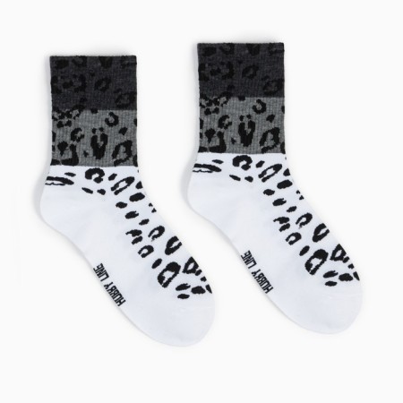 Women's socks, white color, size 36-40-1