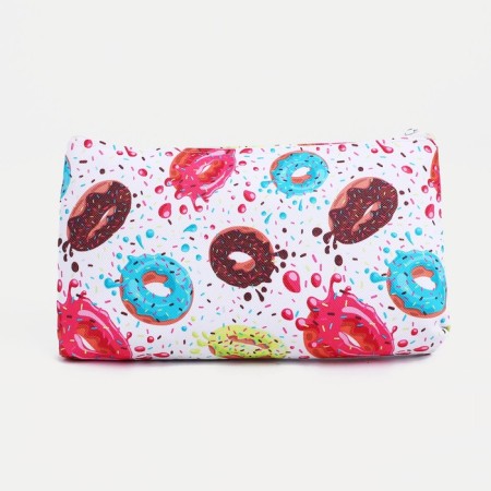 Cosmetic bag with lightning, white/multi -colored color-1