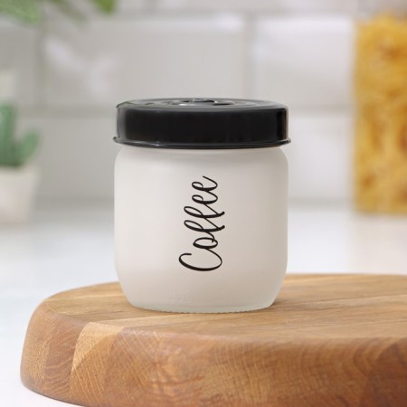 Glass Bank for Folding products "Classic", 425 ml, inscription mix-2