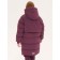 Coat for girls, height 146 cm, purple color