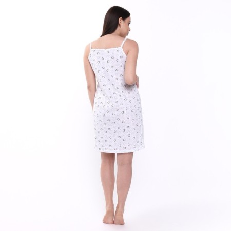 Night shirt female, white color, size 50-3