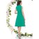 Women's dress "Girlfoot", size 54