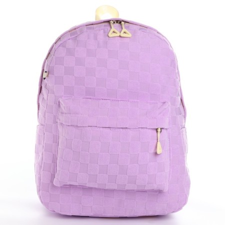 School backpack, set 2 in 1,+ pencil case in a cage, 40x28x13 cm, lilac color-4