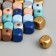 Beads for creativity tree "Dark night. Cubes" set 20 grams d = 1 cm