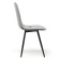 Lucas chair black matte (Nella 060 wet asphalt)