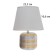 Traffic lamp with lampshade Risalux "Candy", E14, 40 W, 22.5 × 22.5 × 34.5 cm
