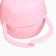 A container for storing and sterilizing children's nipples and dummy, pink color