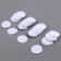 Fetir wheels for creativity and decor "circles", 500 pcs., Size 1 pc. - 2.5 cm, white color