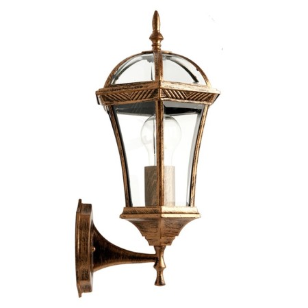 Garden-park lamp Feron PL621, IP44, E27, 60 W, 225x205x540 mm, color black gold-1
