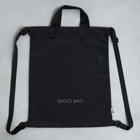Back for shoes, black color, two types of pens, textiles 30 x 40 cm-6