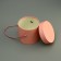 Set of boxes 3 in 1, pink, 18 x 18 x 17 - 12 x 12 x 12 cm