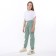 Sports pants for girls, color light green, height 146 cm