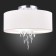 Ceiling Ceiling ST LUCE. SL1353.102.03. Nettuno. 3x60 watts, E14, 55x55x50 cm, chromium color
