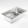 Gastrootiness 1/1 of stainless steel, 150 mm, 53 × 32.5 × 15 cm, thickness 0.8 mm