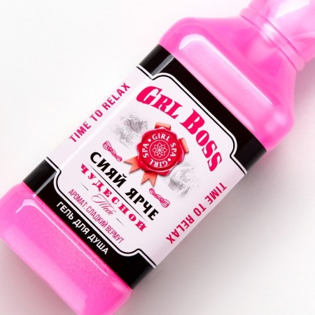 Гель для душа GRL BOSS, 250 мл, аромат сладкого вермута, ЧИСТОЕ СЧАСТЬЕ-3