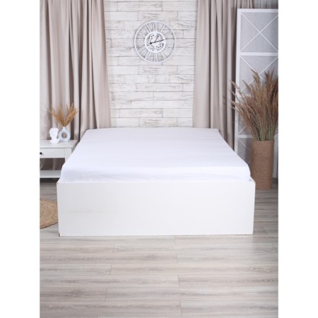 Euro Melissa sheet, size 200x215 cm, white color-1