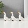 Polystone souvenir "White geese on a walk" set of 3 pcs 5.4x5x4 cm