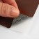 Artificial leather, with an adhesive base, 137 × 50 cm, 0.5 mm, brown color