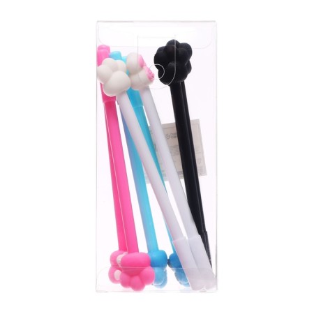 Gel-Gel pen, blue rod, cat's legs mix-5