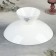 Porcelain vase for fruit Wilmax Olivia, 24 × 11.5 cm, white color