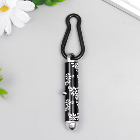 Laser Laser 3 Nozzles+ Carabiner Plastic "Chamomile" black 1x7 cm-4