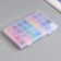 Glass 8/0 (3 mm) in the box "Bright" 28 colors x 10 g + decor 17.5x10.5x2.4 cm