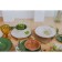 Porcelain bowl "Breeze", 300 ml, d = 15 cm, green color