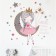 Sticking plastic interior color "Princess for a month" 30x60 cm