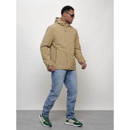 Male spring jacket, size 52, beige color-2