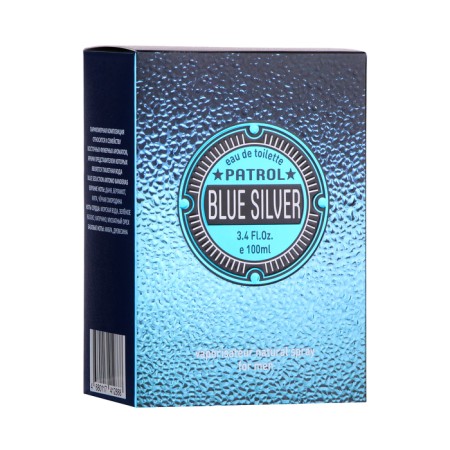 Men's toilet water Patrol Blue Silver (based on Blue Seduction), 100 ml-2