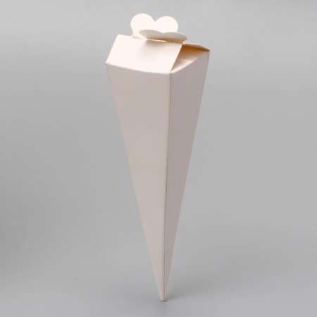 Box "carrot", 16.5 x 4.2 x4 cm, white