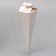 Box "carrot", 16.5 x 4.2 x4 cm, white