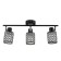 Moki chandelier 3he14 40W black 56x19 cm