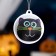 LED toy "Witch Cat" 8 cm, AG13x3 batteries, glow of multi