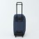 Road bag on wheels, external pocket, blue color