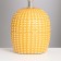 Table lamp "Iona" 1x40W E14 brown 13x13x25cm