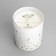 Aromatic candle "Golden Spot", an elderberry and grapefruit, a white glass