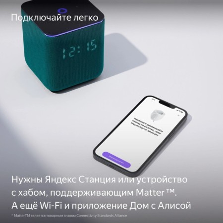 Smart Rosette Yandex Matter Eubt Wi-Fi Black (YndX-00540BLK)-3