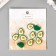 Decor for creativity Plastic "Avocado" set 10 pcs 1.8x1.5 cm