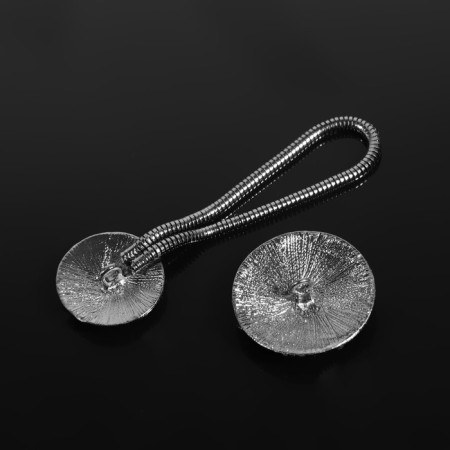 Decorative fastener, d = 2.5/3 cm, black color-3