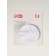 Folding mirror “waves”, d = 7.5 cm, matte white color