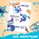 Applications "Funny applications", A4, 32 applications, 68 pages, Blue Tractor