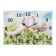Carty clock is wall-mounted, interior "pair of pigeons", silent, 25 x 35 cm