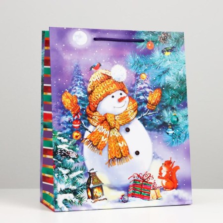 Gift package "Snowman", 26 x 32 x 12 cm