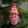 Christmas tree toy "Snowman", 10 cm, from batteries, glow of multi (RGB)