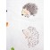 Baby sleeping bag, printer crumbs hedgehog