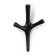 Furniture hook CAPPIO PAW, three -rod, black color