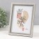 Photo frame plastic 15x20 cm "Golden brackets. Double" gray 18.5x23.5 cm